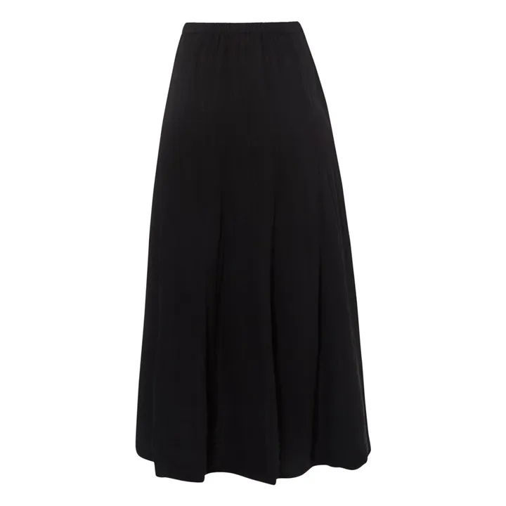 Xirena Jupe Deon Gaze de Coton | Noir