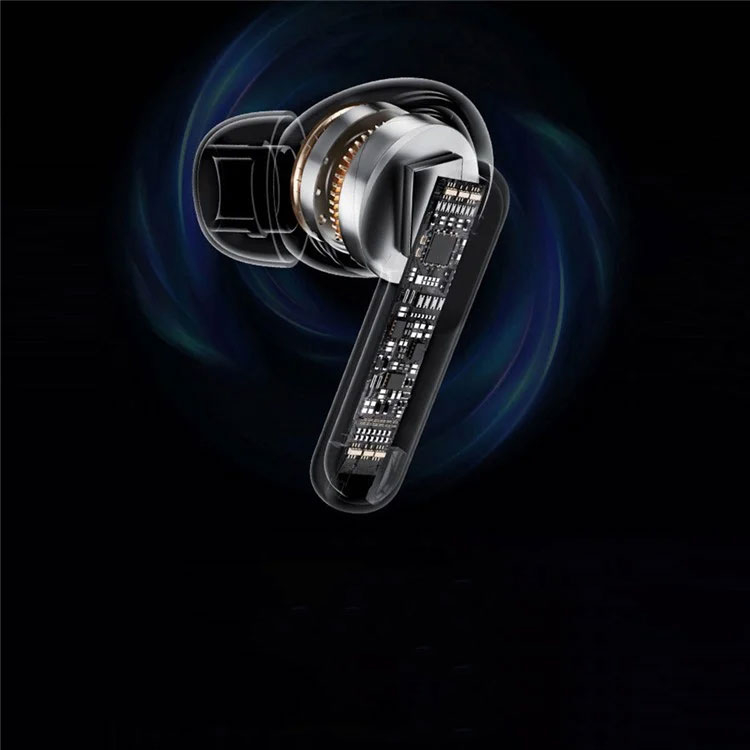 EA220 TWS Bluetooth 5.4 In-Ear Kopfhörer True Wireless Headset mit KI-Noise-Cancelling   Ladecase (230mAh) - Schwarz