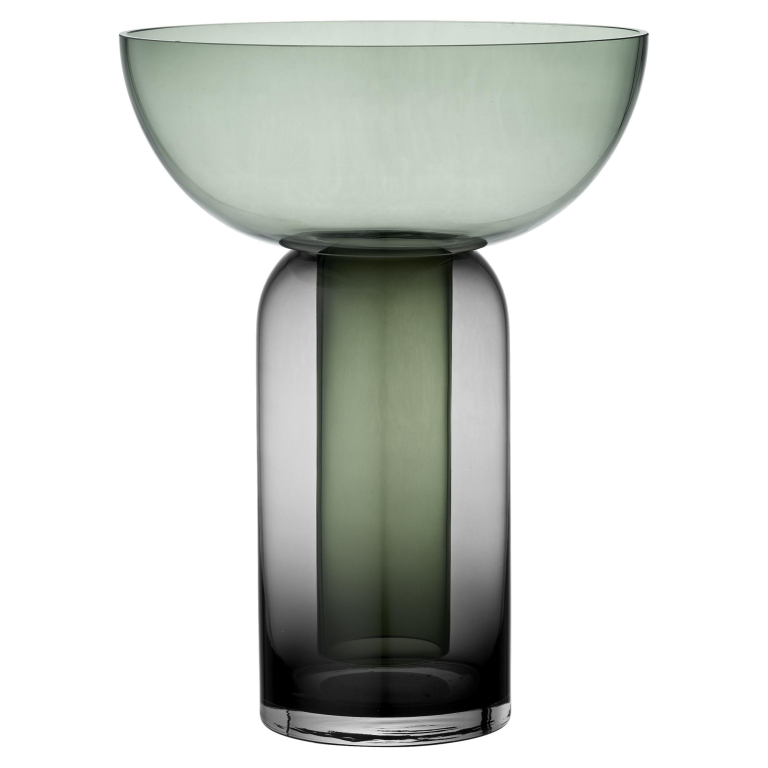 AYTM Torus vaas small zwart/forest