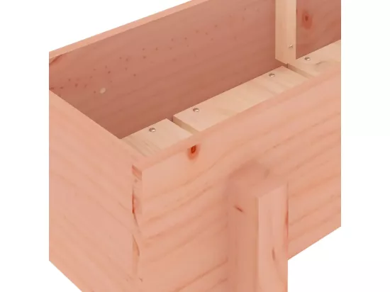Jardinière bac lit surélevé bois marron 160 x 30 x 38 cm 02_0039370