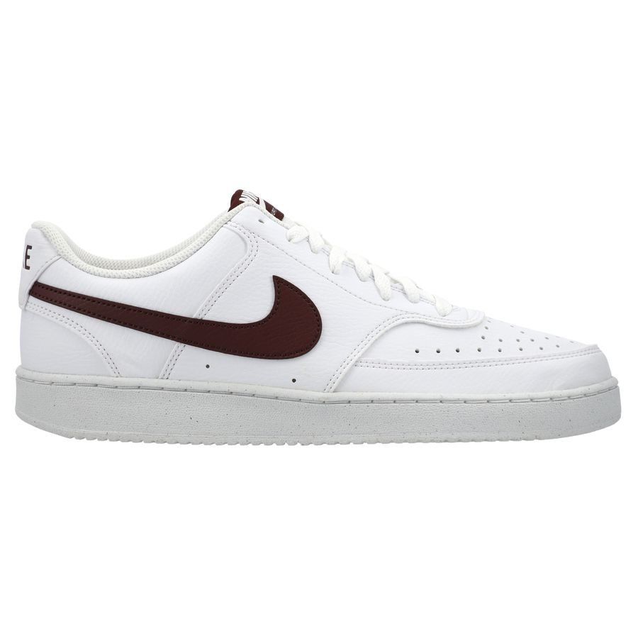 Nike Chaussures Court Vision Low Next Nature - Blanc/Bordeaux