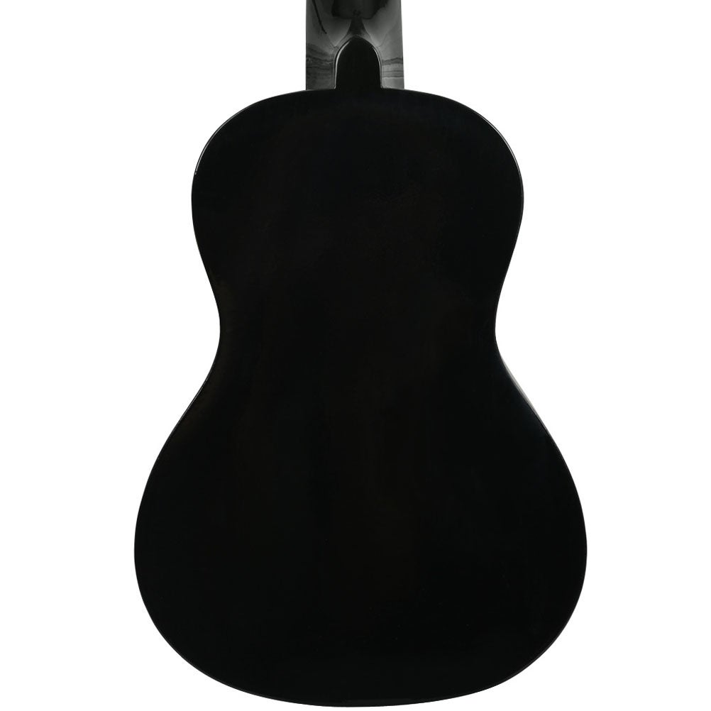 Fazley K23B-W concert ukelele zwart