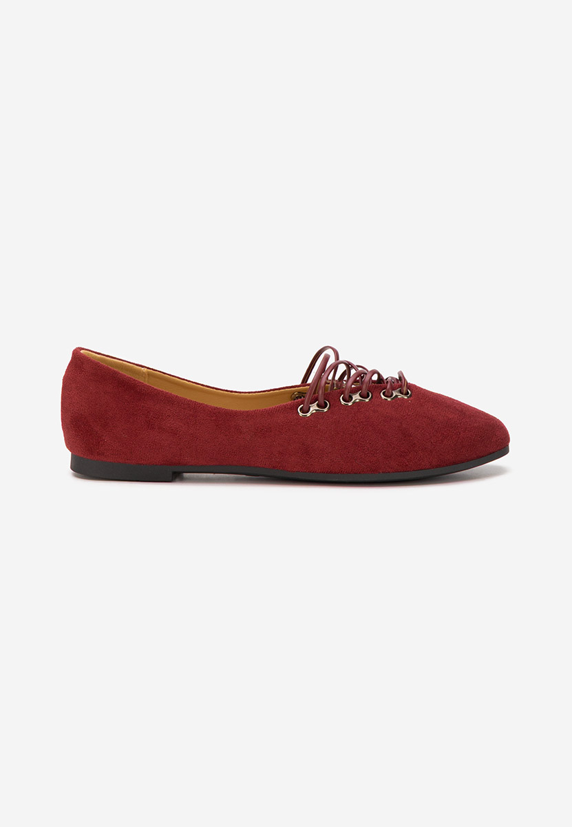 Ballerines femme rouges Carela