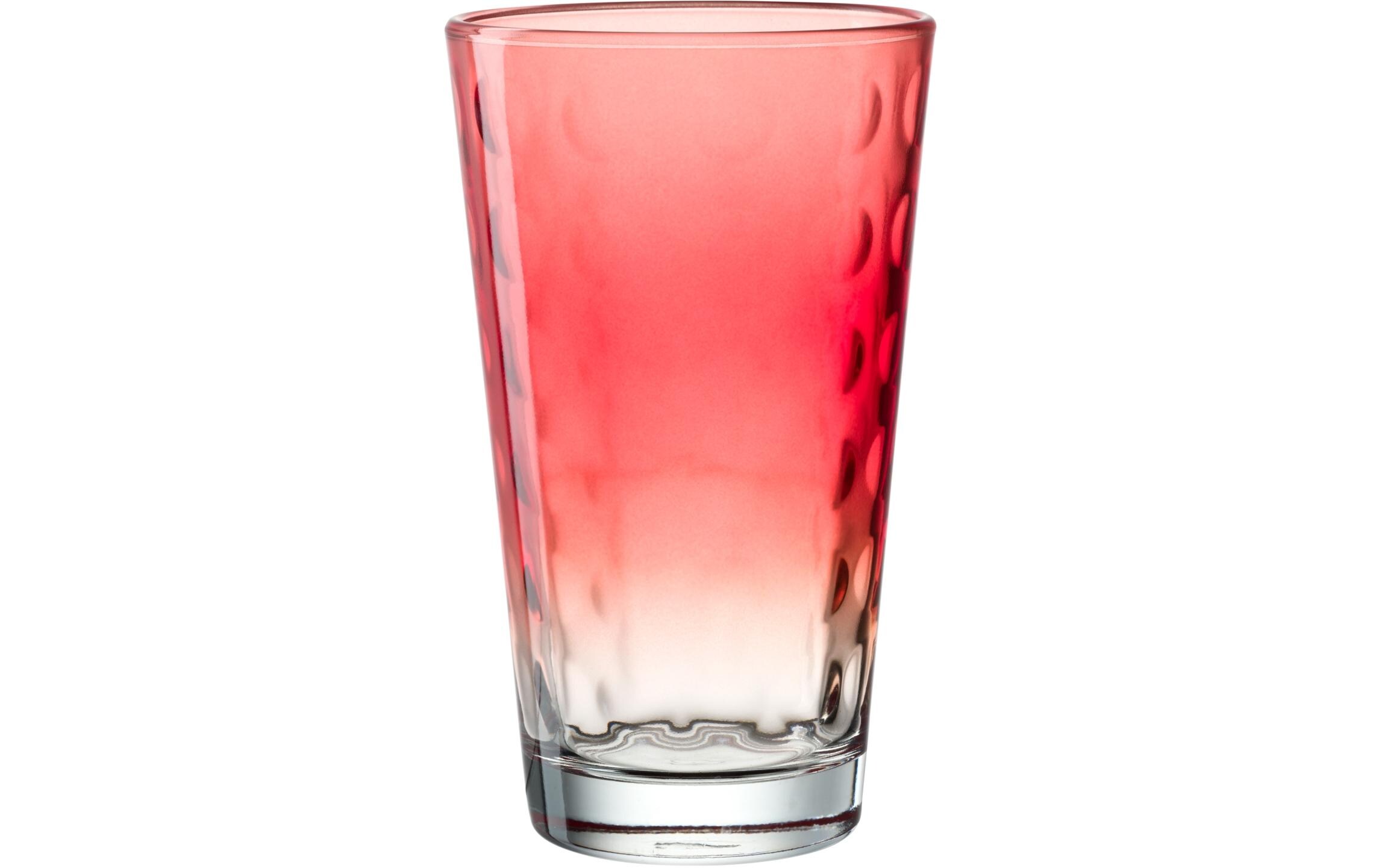 Trinkbecher LD Optic XL 540 ml, 4 Stück, RotBecher mit grossem Volumen