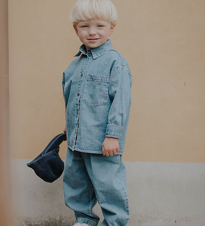 Fliink Hemd - Don - Light Denim Blue