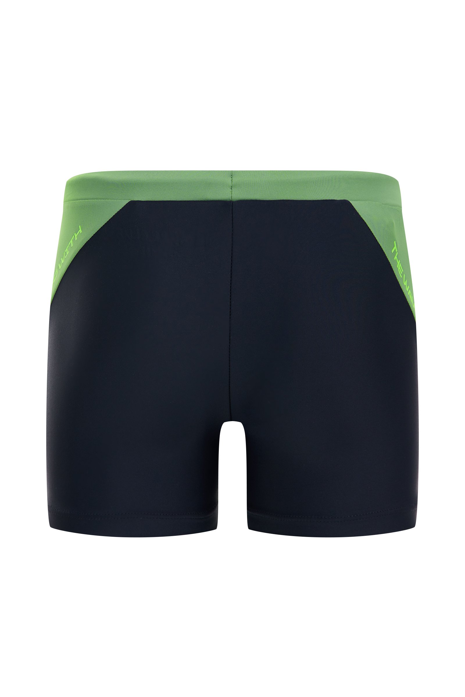 Jongens zwemtrunk met tapedetail WE Fashion Groen
