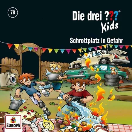 KOSMOS Hörspiel CD Die drei ??? Kids Folge 78 Schrottplatz in Gefahr
