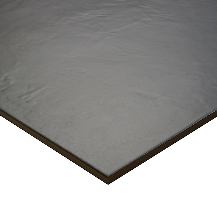 Carrelage sol anthracite 60 x 60 cm Floated