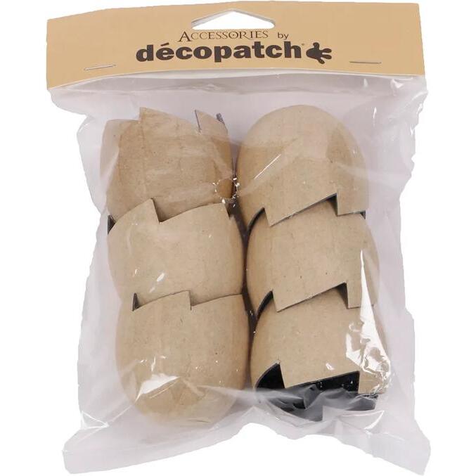 Pack de 6 oeufs cassés waterproof - Kraft