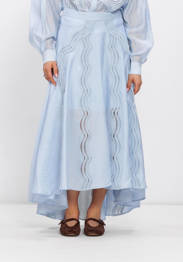 blauwe copenhagen muse maxirok cmcole-skirt