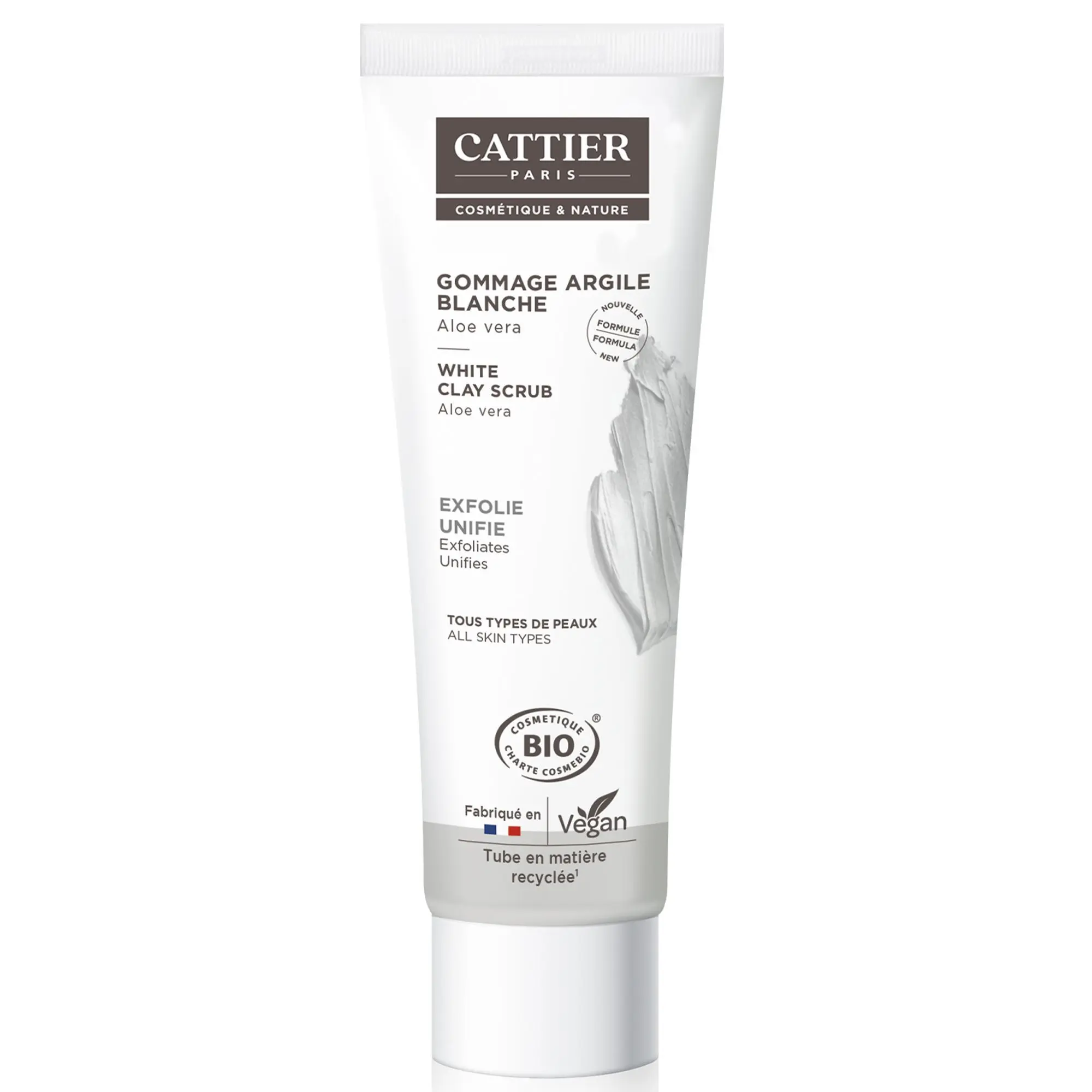 Cattier - Gommage Argile Blanche Gommage- Gommage et peeling