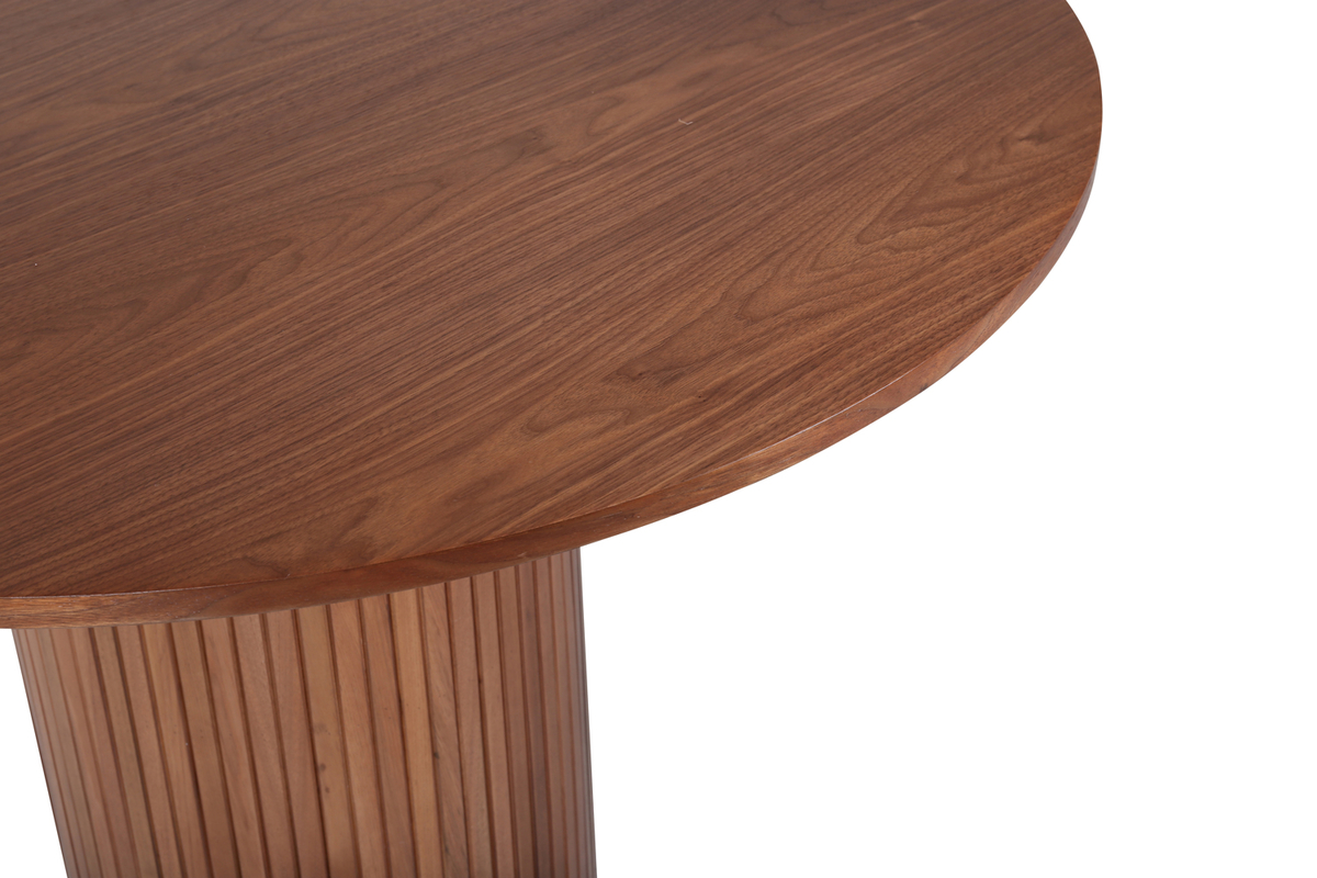 Eettafel Pokka Ø110 cm walnoot