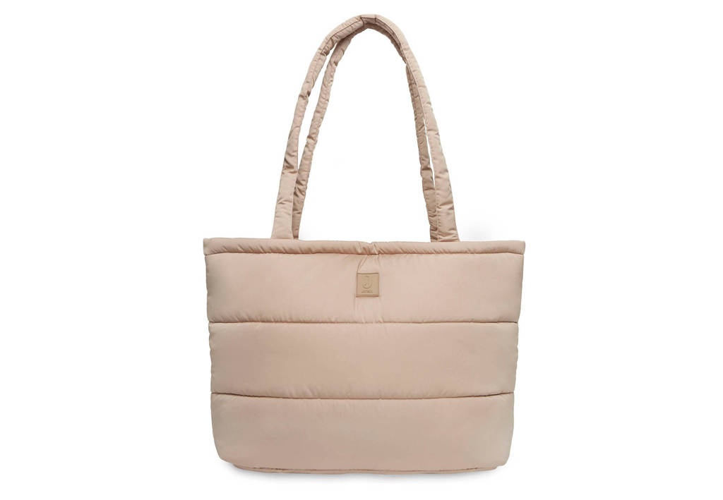 puffed mom bag luiertas 40x35x16 cm Biscuit