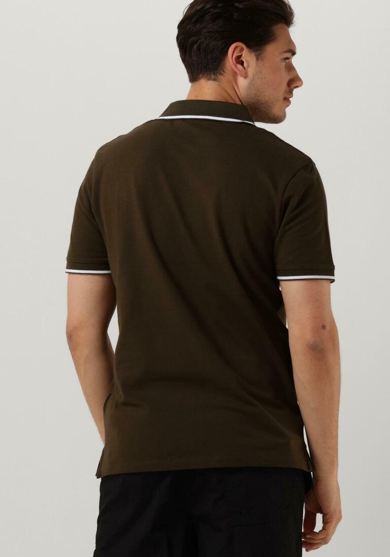 LYLE & SCOTT groene lyle & scott polo tipped polo shirt