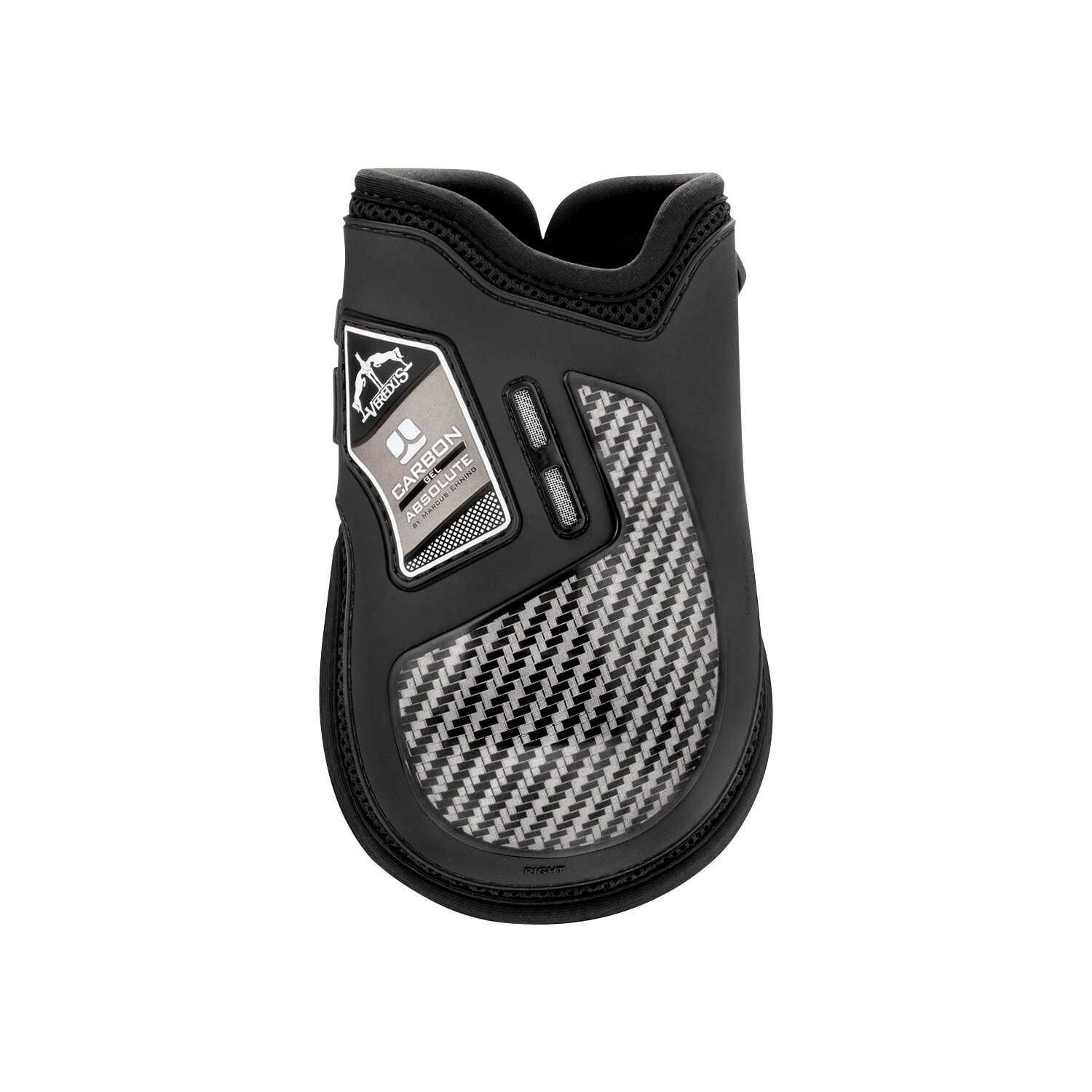 VEREDUS Streichkappen Carbon Gel Absolute, für die Hinterbeine  - black