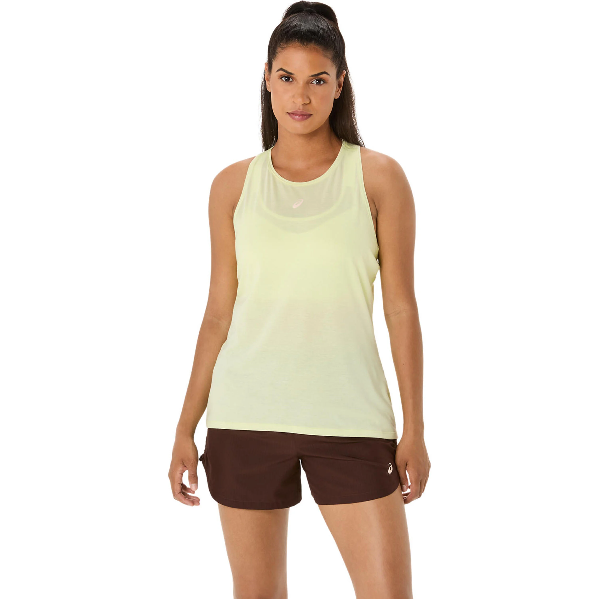 ASICS Nagino Run Adjustable Débardeur Tank Top Femmes - Jaune