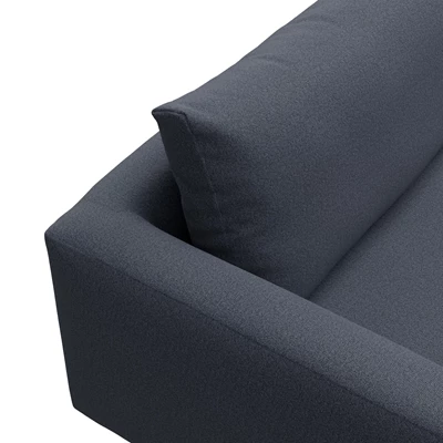 Hallsberg højrevendt sofa med pufafslutning