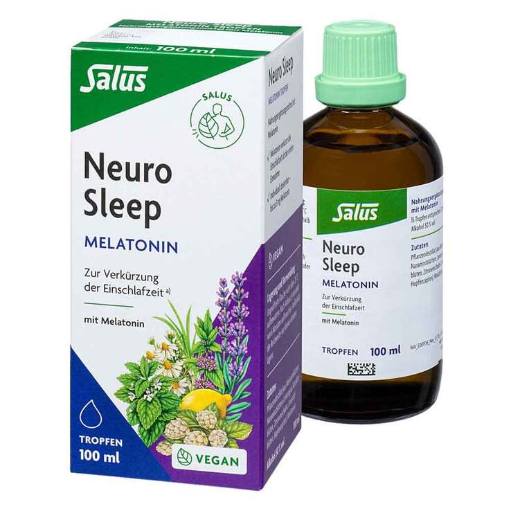 Neuro Sleep Melatonin Tropfen Salus, 100 ml