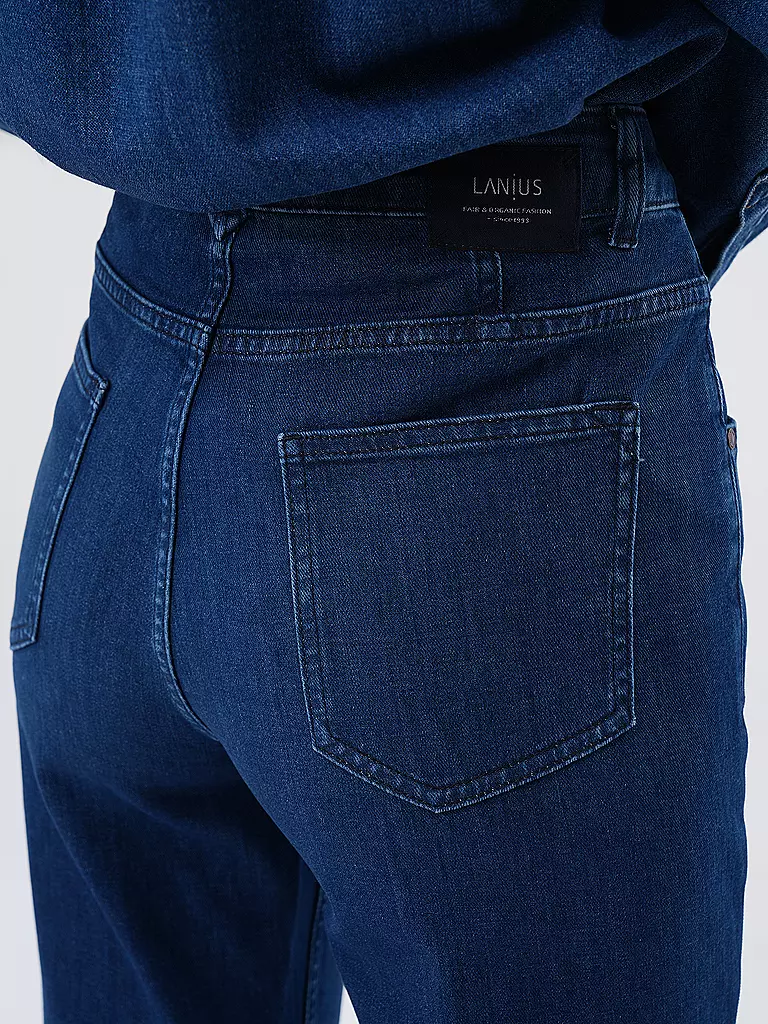 LANIUS Jeans Boot Cut Fit  dunkelblau