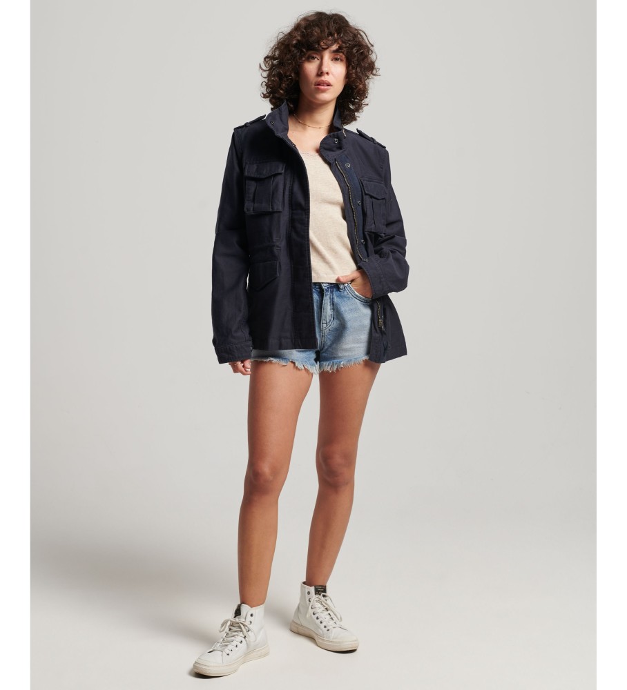 Jaqueta Superdry Vintage M65 Azul Marinho