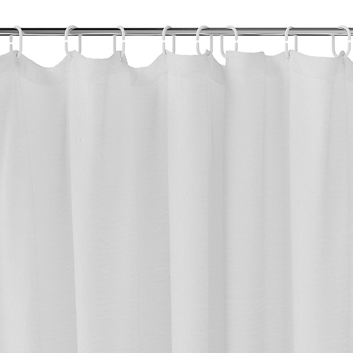 Rideau de douche blanc Koros 180 x 200 cm GoodHome