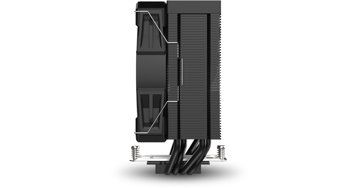 SharkoonA40 CPU-koeler  (Zwart, 4-pins PWM fan-connector)