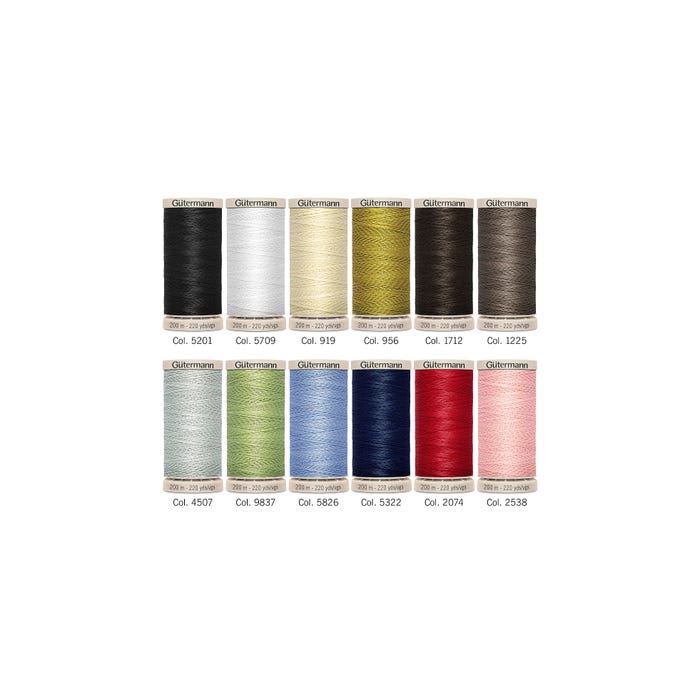 Gûtermann-Set 12 spoelen quilting - Gütermann