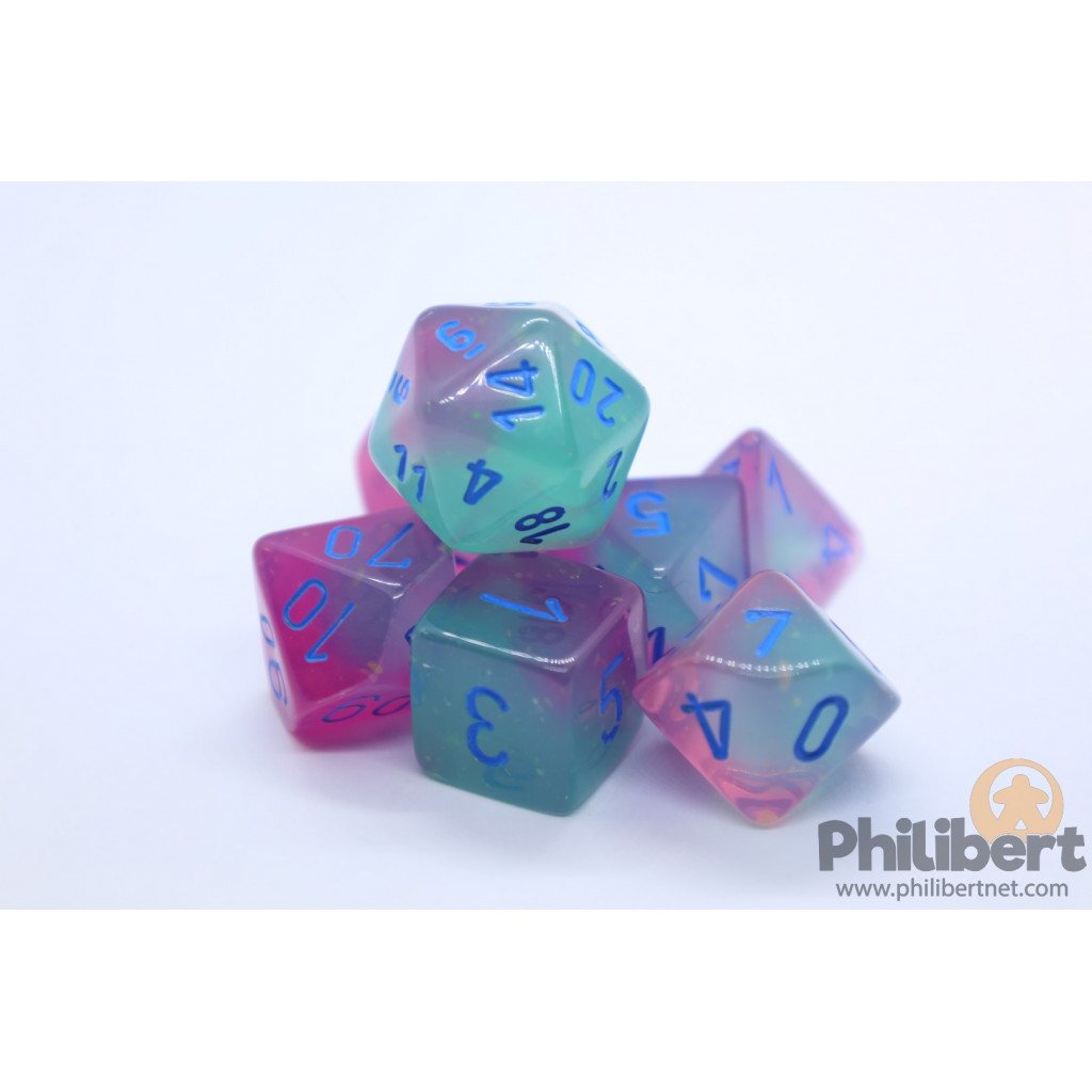 Set de 7 Dés JDR Chessex Gemini