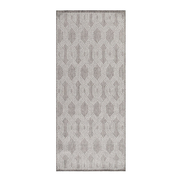 Jute balkonkleed - Aruba Pattern Grijs