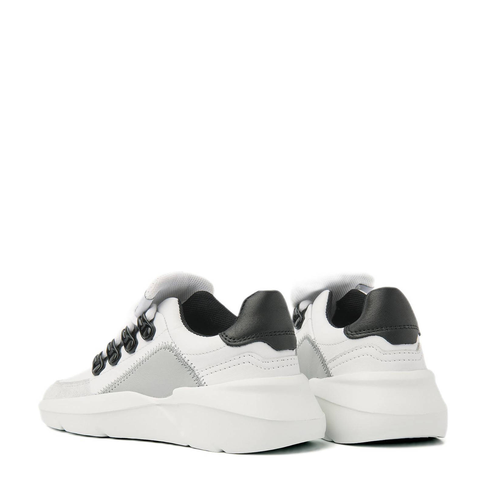 Nubikk leren sneakers wit