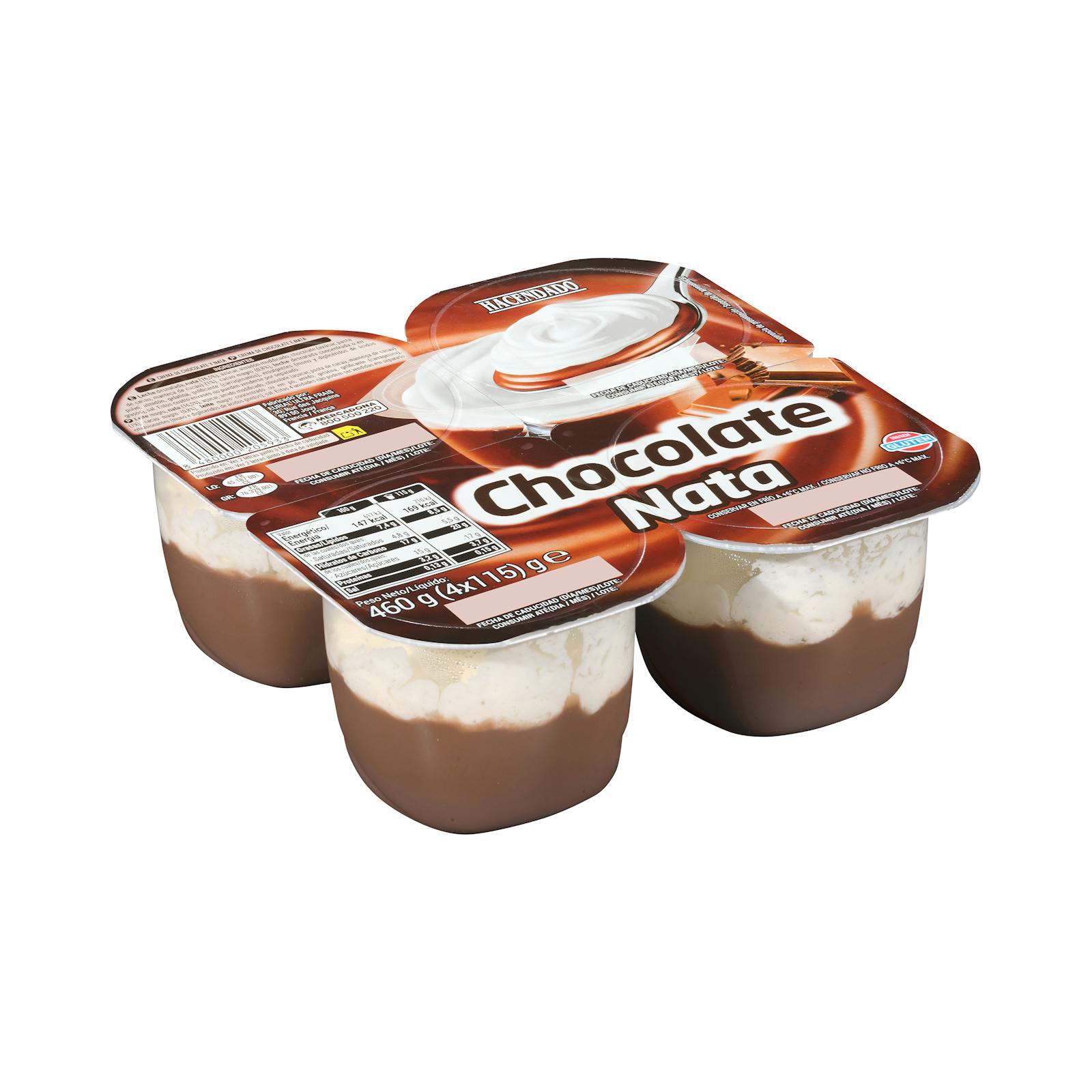 Tasse de chocolat et crème Hacendado