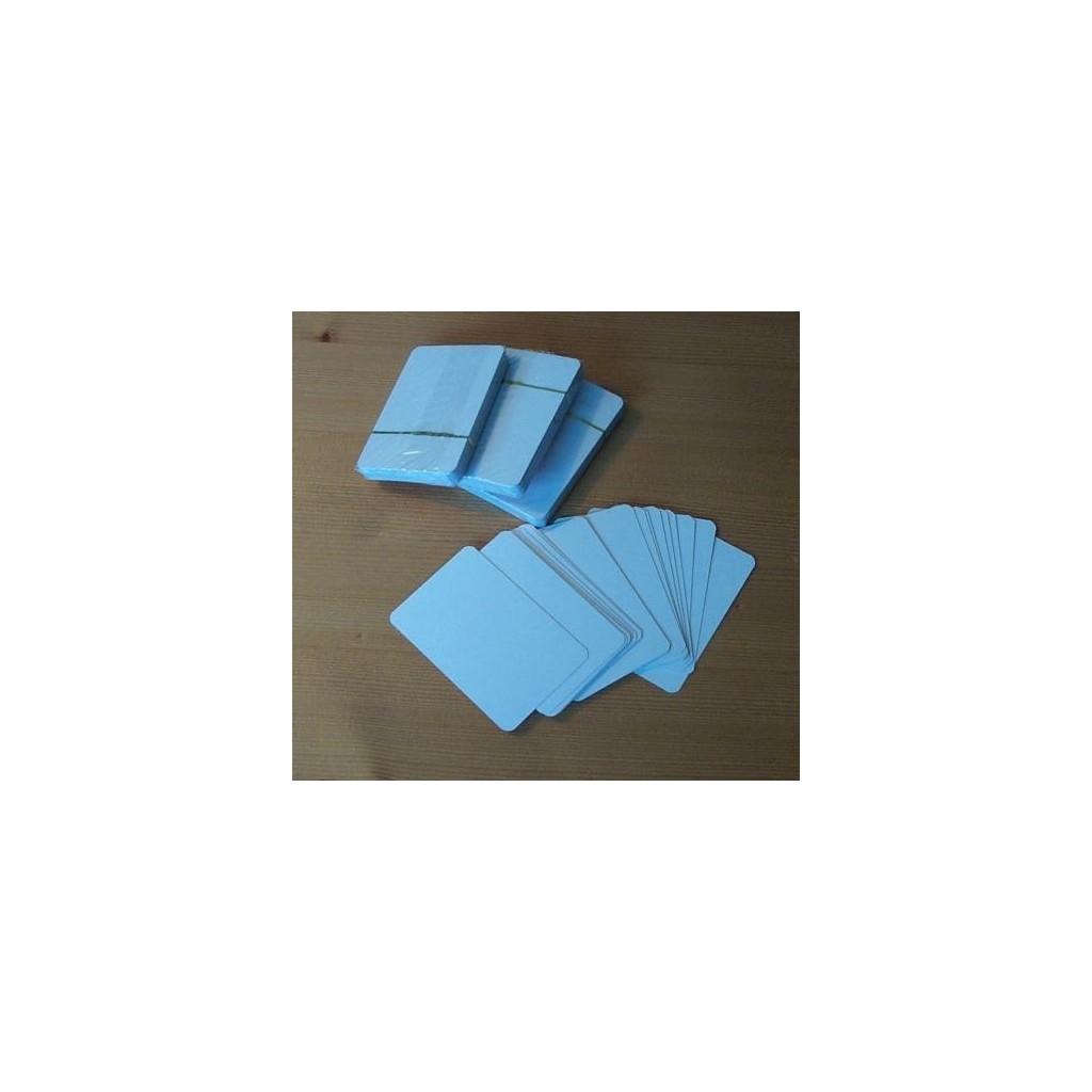 Paquet de 55 Cartes vierges petit format
