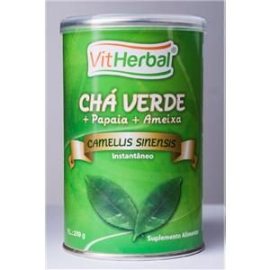 Chá Verde Instantâneo   Papaia   Ameixa