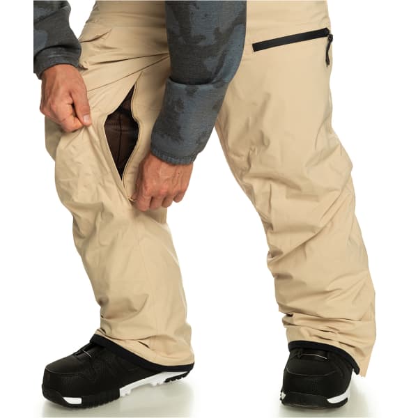 Pantalon de ski QUIKSILVER UTILITY BIB PALE KHAKI