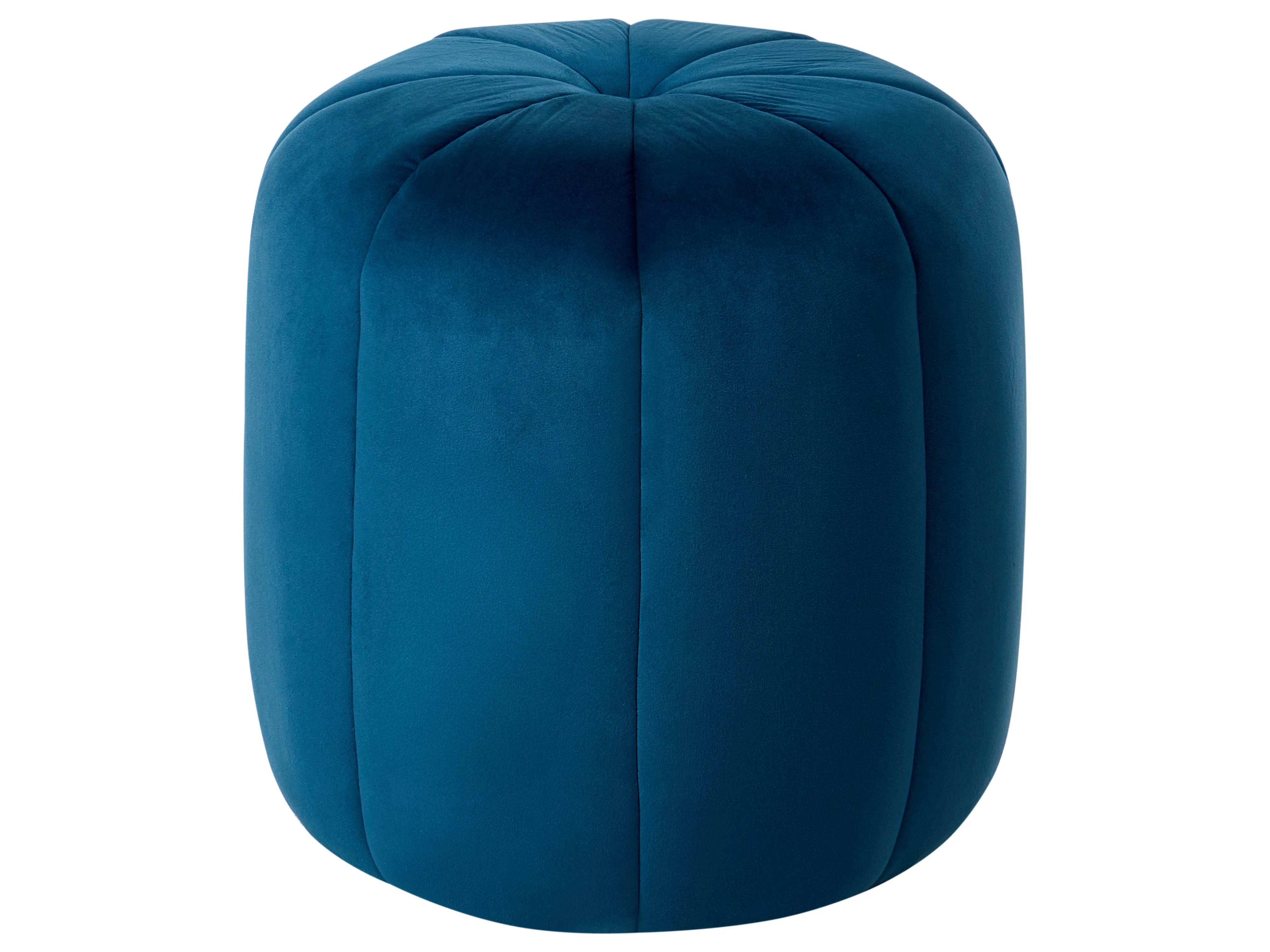 Poef SELBY Fluweel Blauw