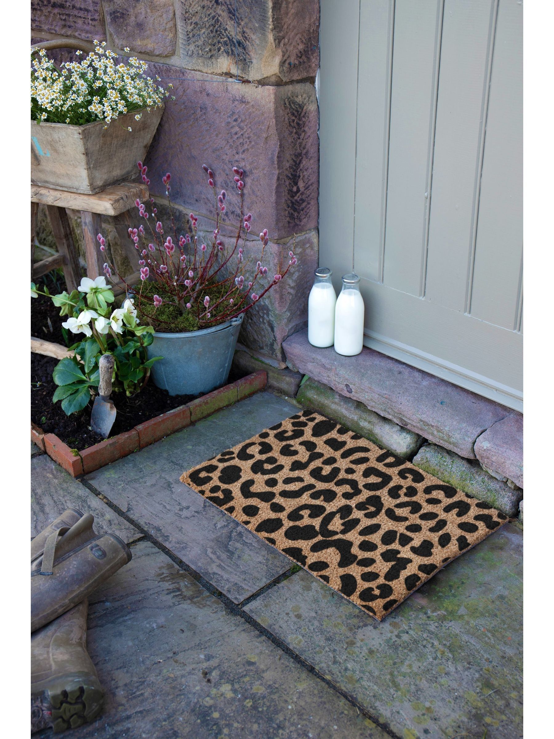 Artsy Mats Leopard Print Doormat