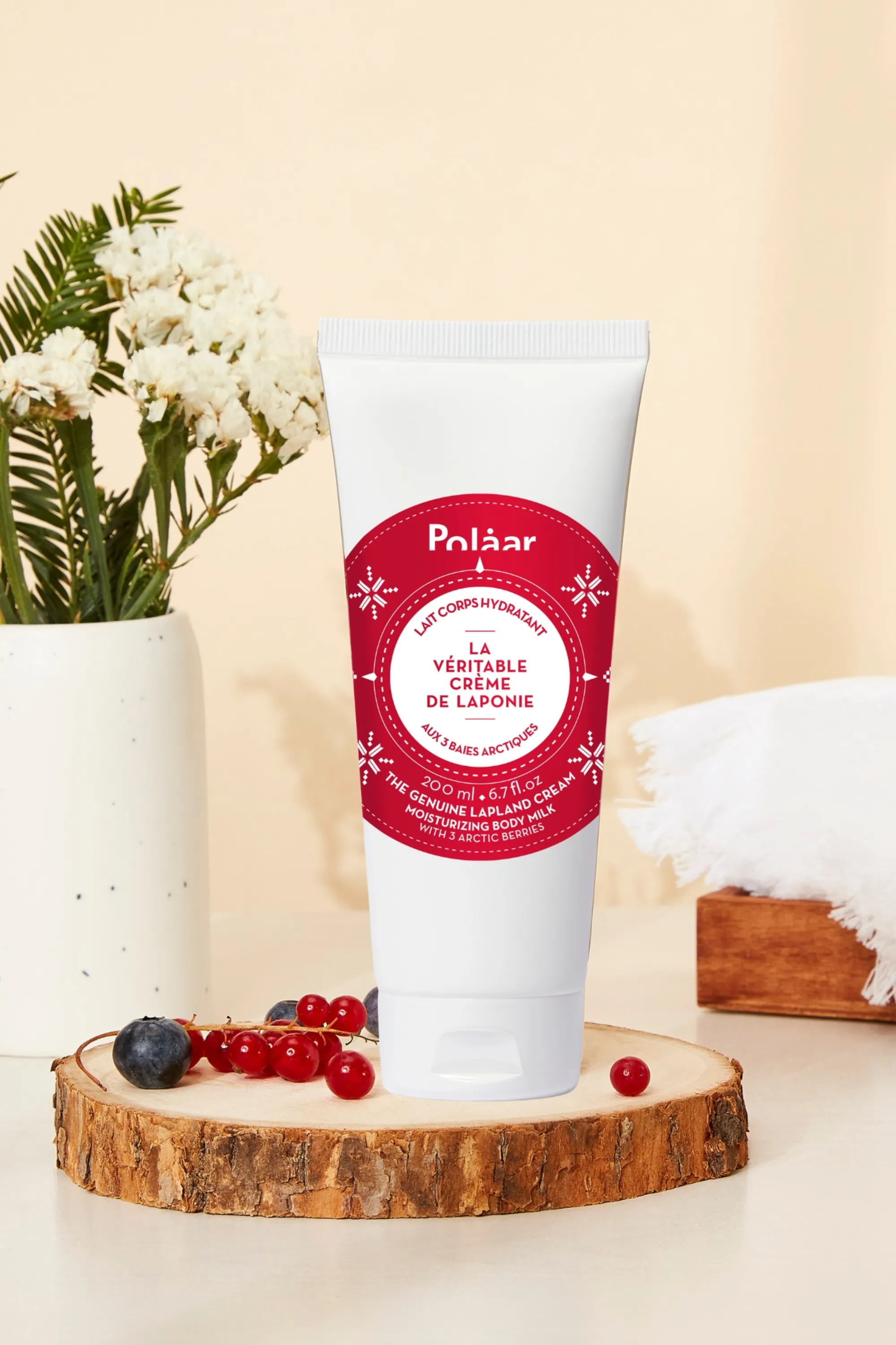 Polaar Lait corps hydratant la véritable crème de Laponie aux 3 Baies Arctiques-200 ml