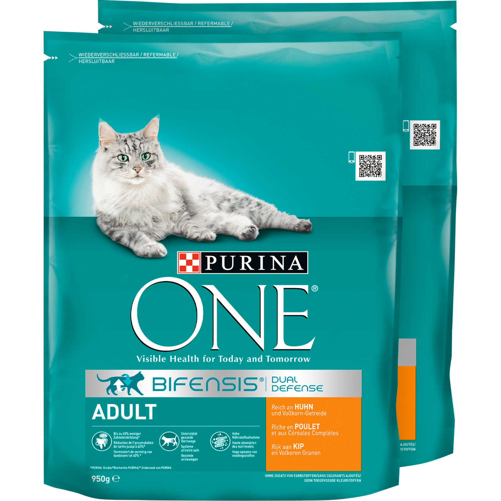 Purina One Adult Huhn 2x600g