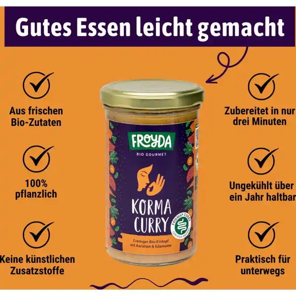 Bio Korma Curry Eintopf