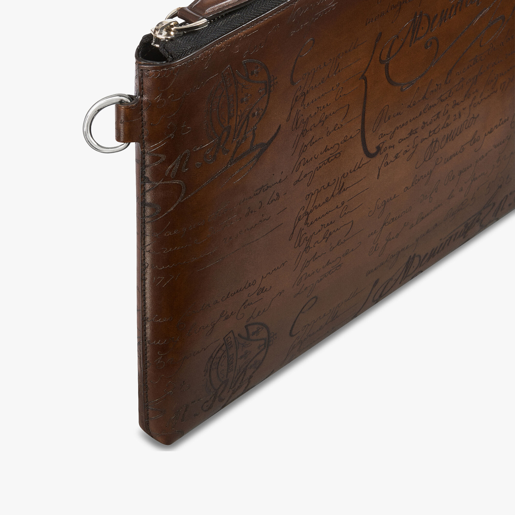 Pochette Nino Gm En Cuir Scritto