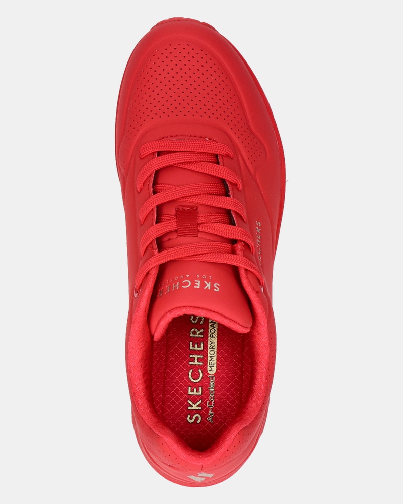 Skechers Street Uno Lage sneakers  - rood