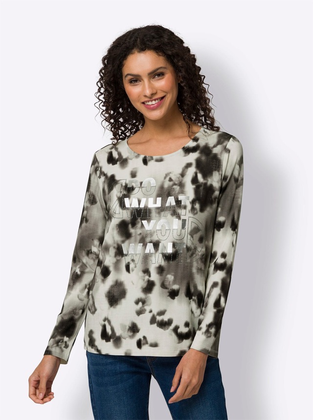 heine Langarmshirt »Druck-Shirt«, 1 Stk.