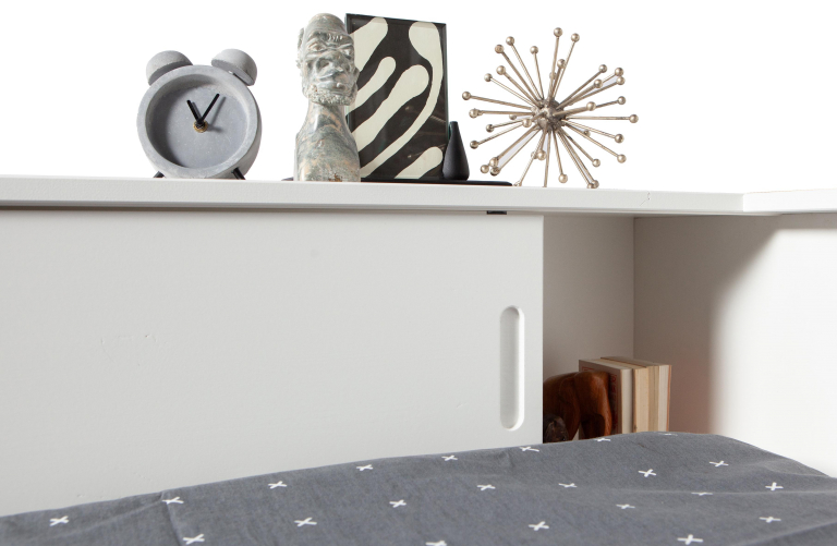 WOOOD Connect bed 90x200 wit