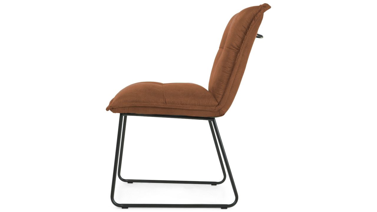 Stoel Cognac Seda B49 x D58 x H90 cm