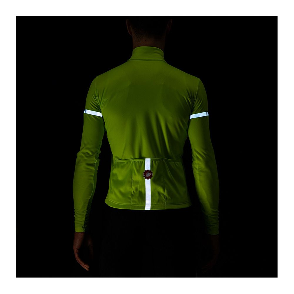 Castelli FONDO 2 - Maillot Homme electric lime/silver reflex