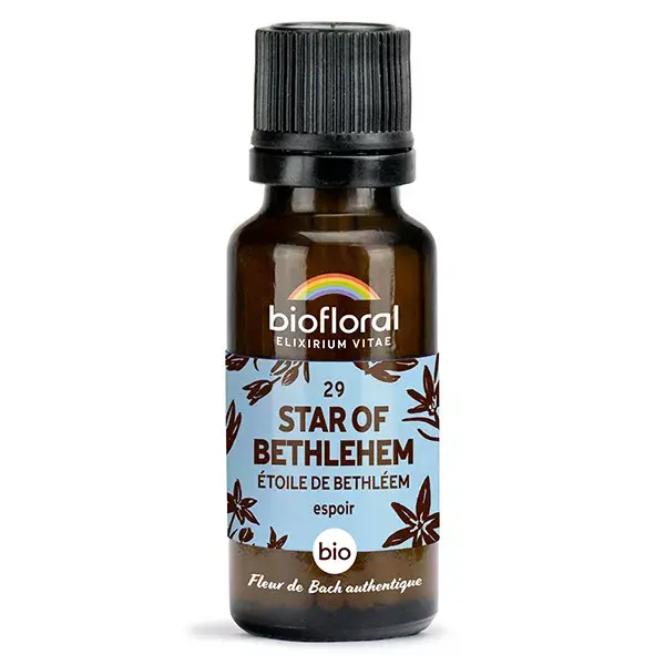 Biofloral 29 Estrela de Belém Etoile De Bethlehem Grânulos Orgânicos Florais de Bach 19,5 g
