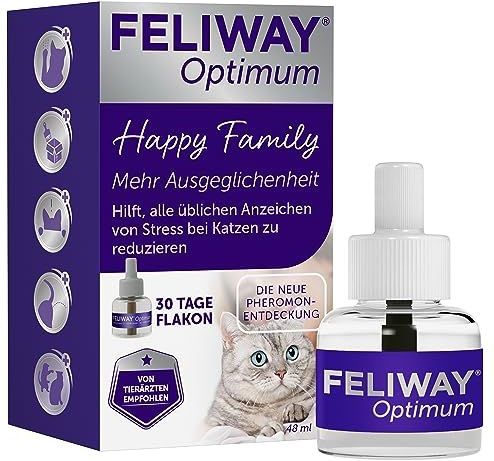 FELIWAY Optimum - Navulverpakking - 48 ml - Kalmerende Feromonen voor Katten