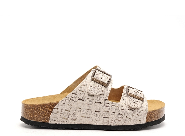 Plakton mules et sabots plats femme cp beta beige