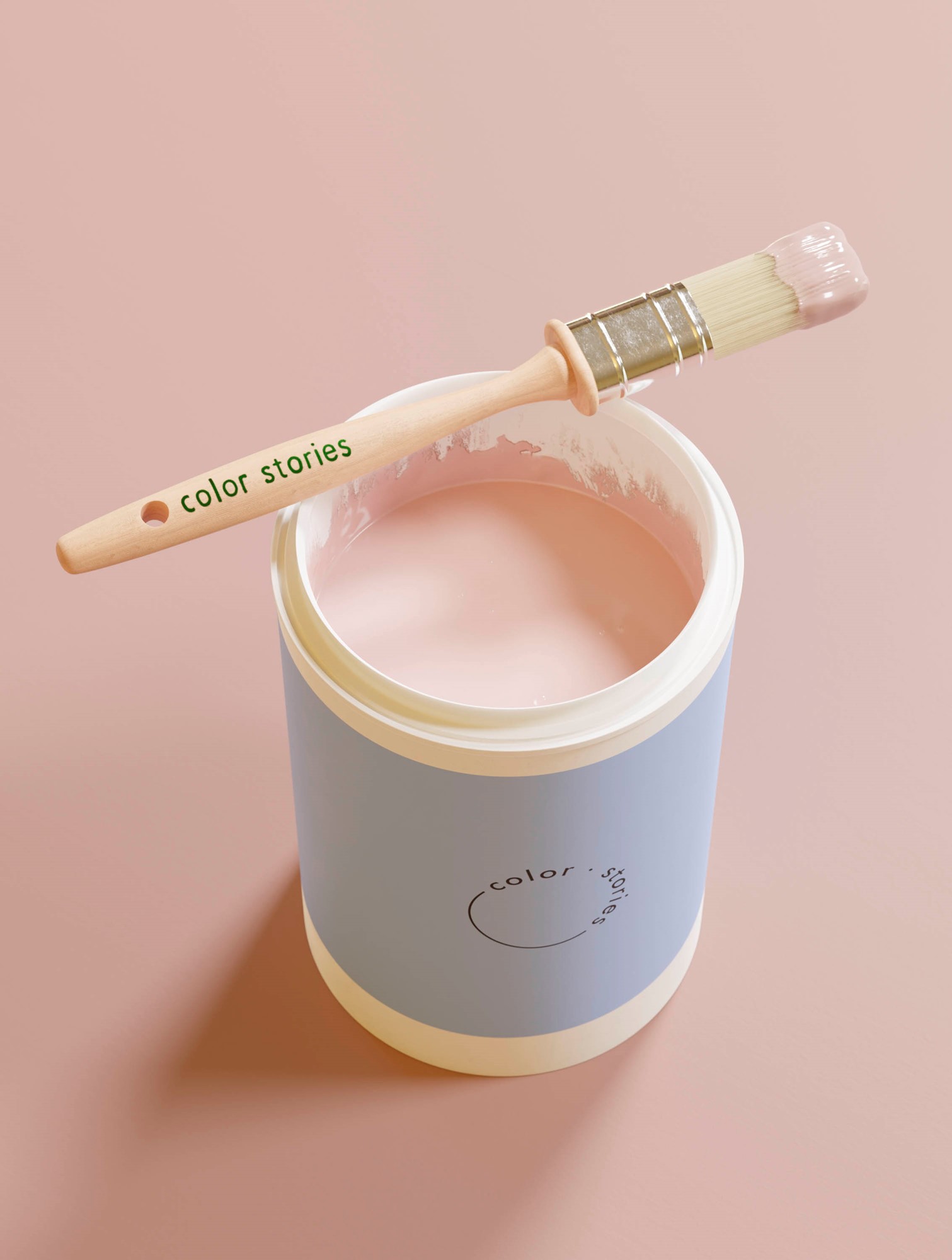 Maling Eventyr 900 ml | Akrylmaling. | Rose | Color Stories