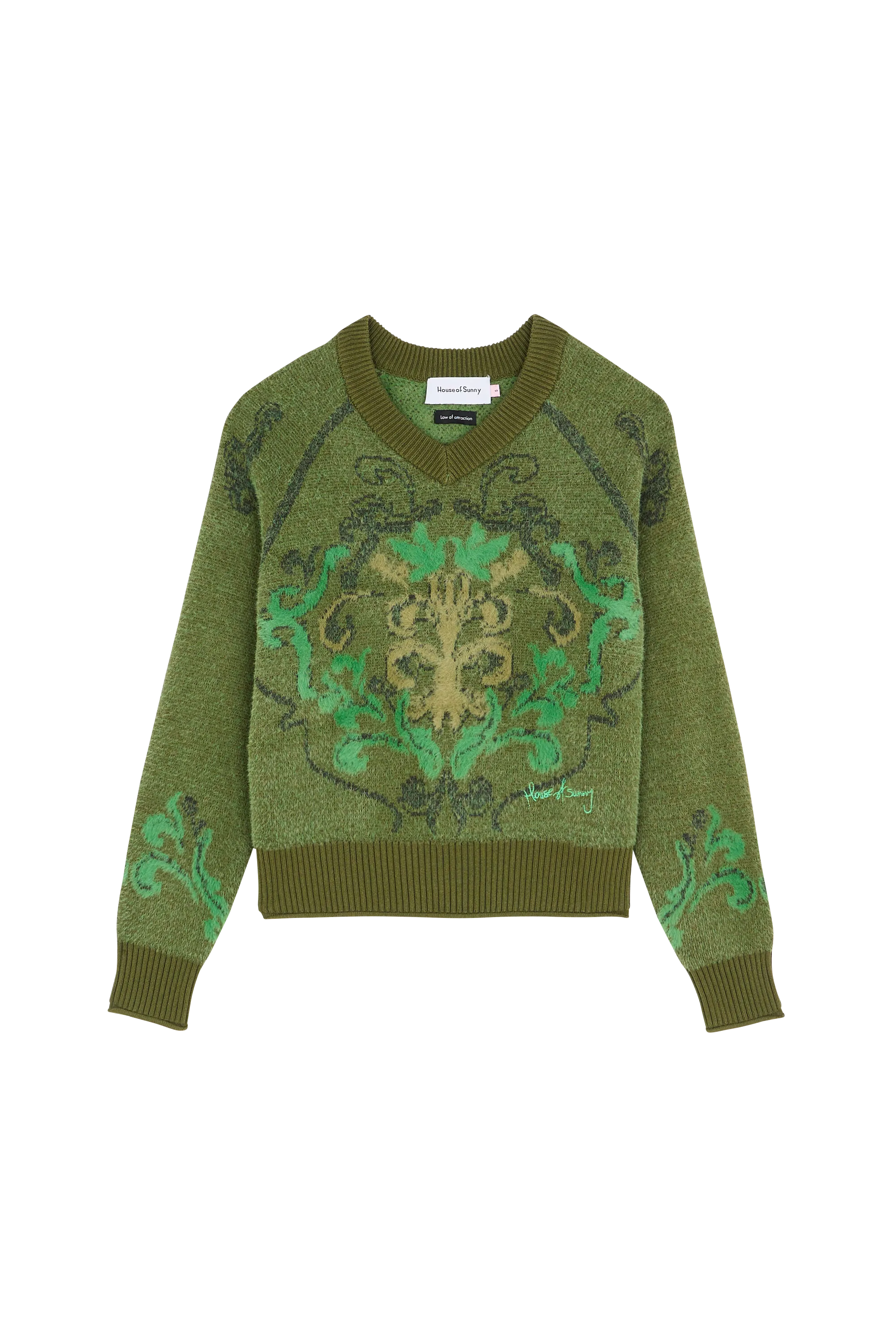 HOUSE OF SUNNY Pull THE PRINCE KNIT Vert